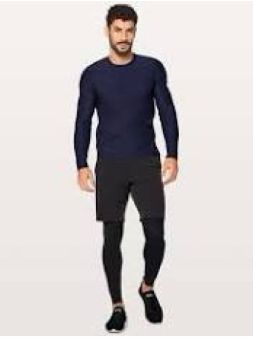 Lululemon blue Surge Warm long sleeve top